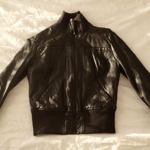 Faux Leather Jacket